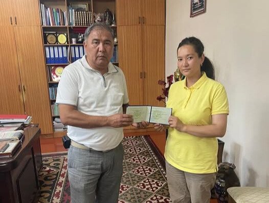 ОшМПУнун жаш илимпозу Н.Кидиралиева кандидаттык дипломго ээ болду